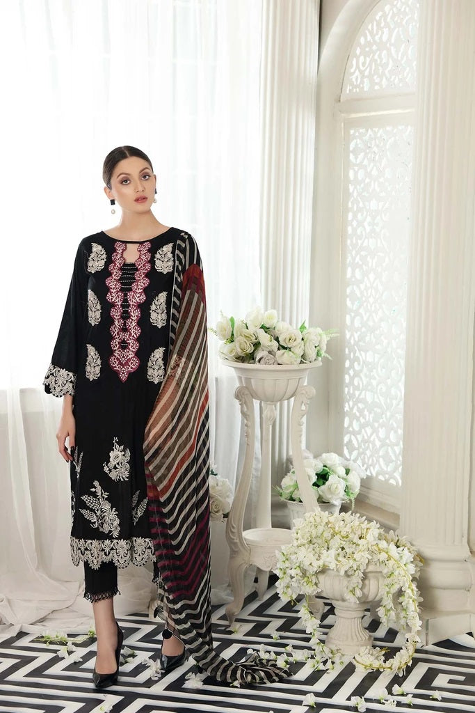 Charizma Reem Embroidered Lawn Collection-100% Original Guaranteed
