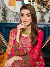 Zainab Fazlani Luxury Embrodered chiffon Collection 100% Original