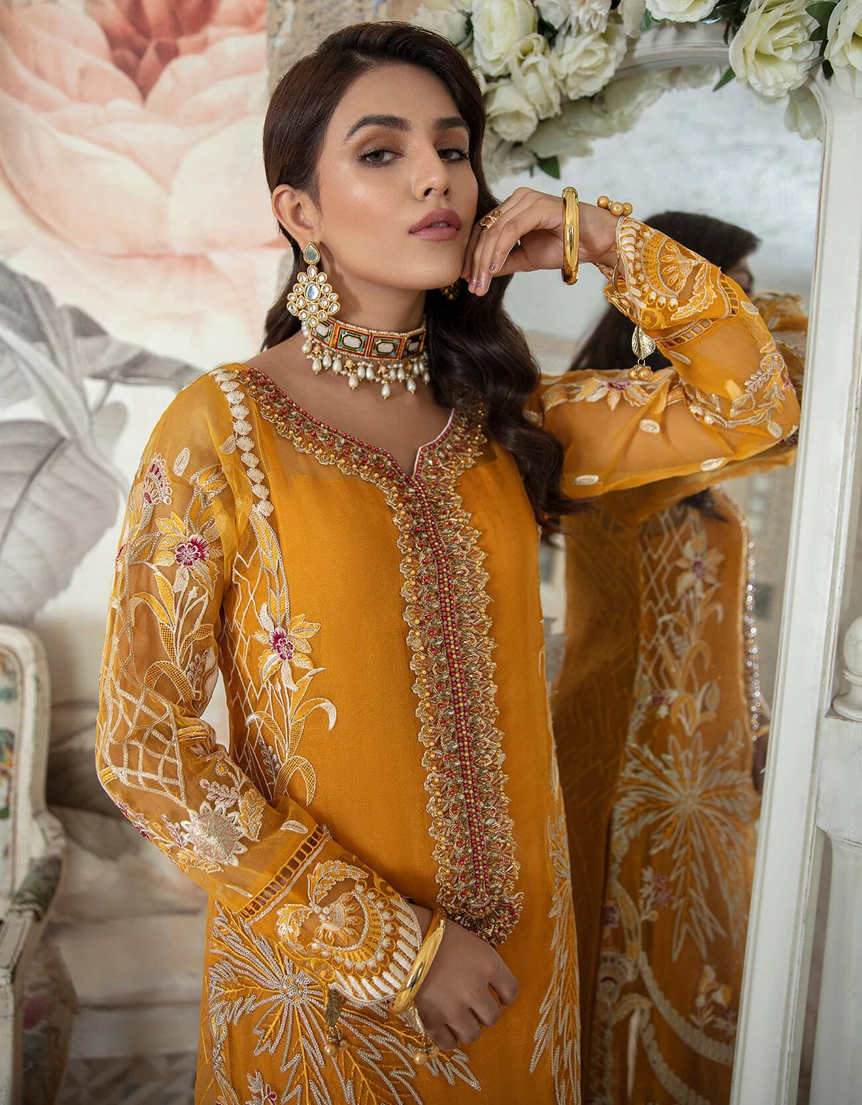 Le Festa by Emaan Adeel Chiffon Collection -100% Original Guaranteed