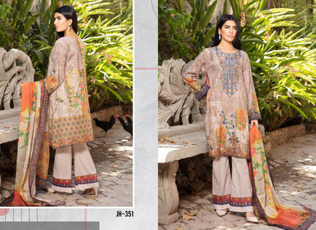 Johra AniQ Lawn Embroidered 2021 Collection -100% Original Guaranteed