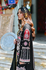 Qalamkar Kashaf Luxury Embroidered Shawl Collection 2022 - 100% Original
