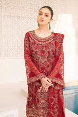Minhal Luxury Chiffon Embroidered 2021 -100% Original Guaranteed