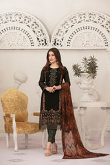 Tawakkal sumptuous serenity embroidered chiffon 2021 -100% original guaranteed