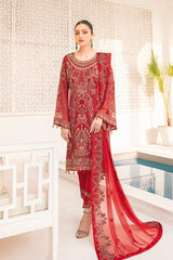 Minhal Luxury Chiffon Embroidered 2021 -100% Original Guaranteed