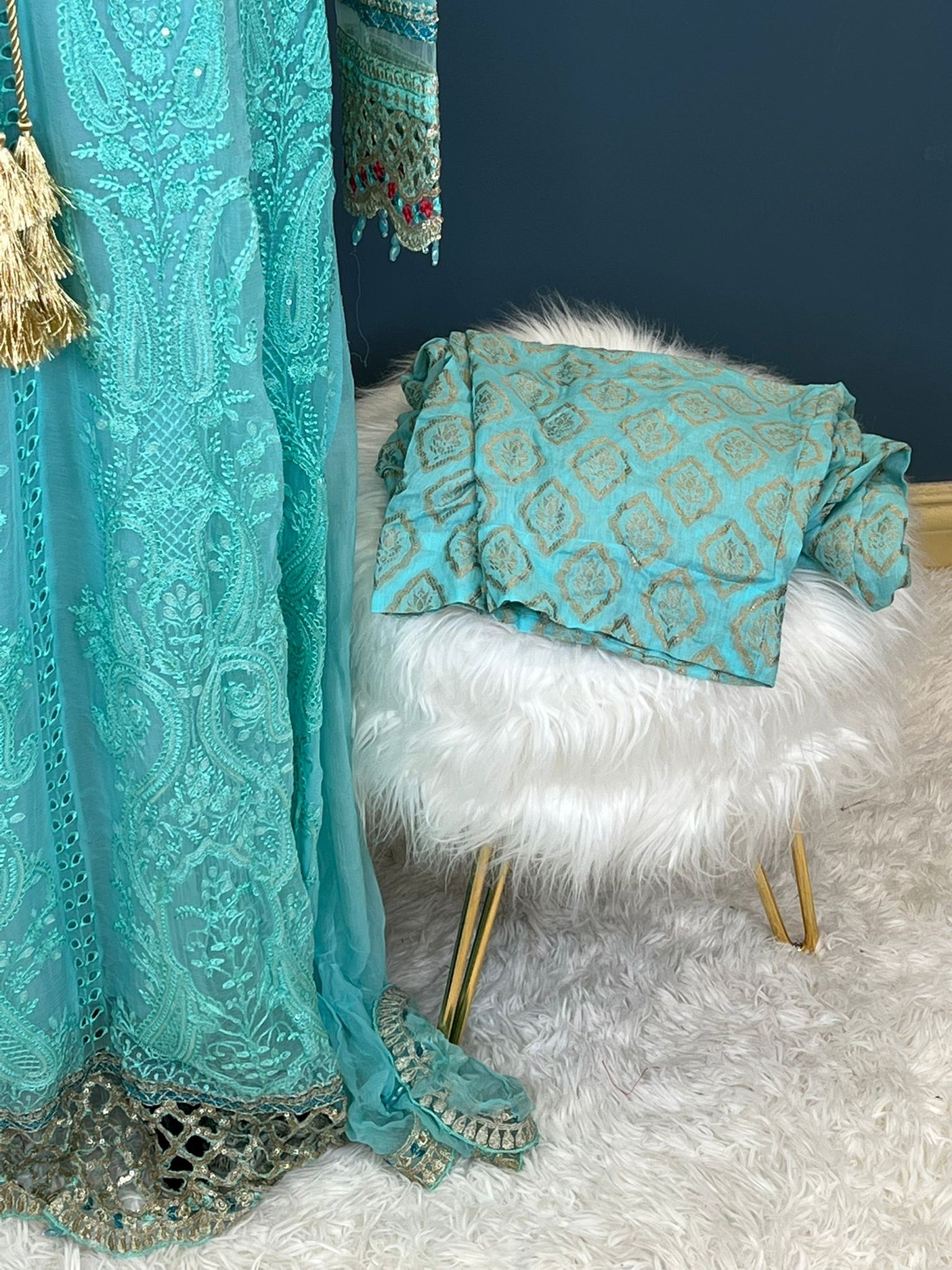 Pakistani Embroidered Party wear  Ready To Ship