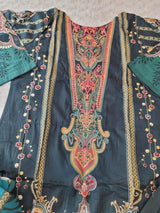 Pakistani stitched  lawn Embroidered Salwar kameez ready to ship