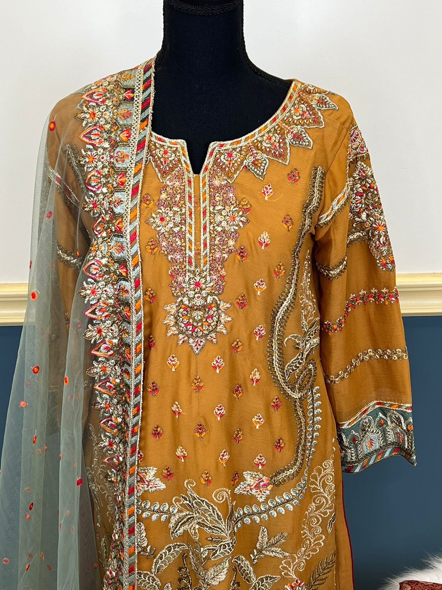 Pakistani Embroidered Party wear  Ready To Ship