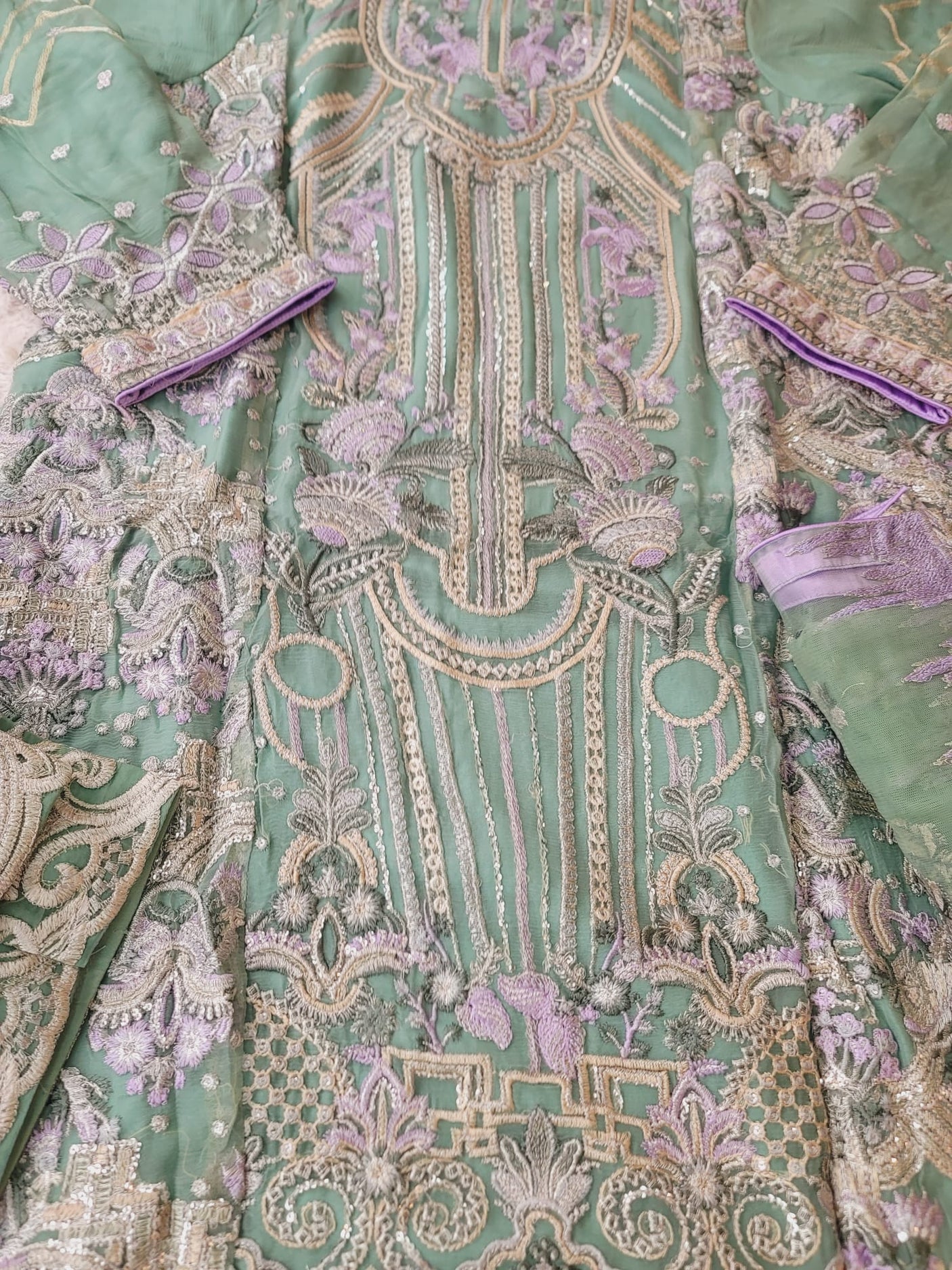 Pakistani Stitched Embroidery Party Wear Dresses Ready To Ship