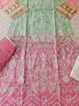 Pakistani Stitched lawn Embroidered Salwar kameez ready to ship