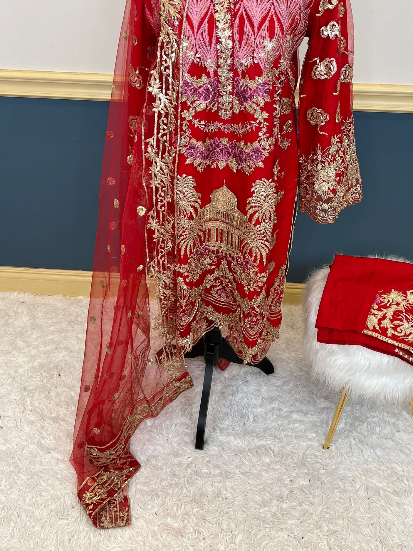 Pakistani Embroidered Party wear  Ready To Ship