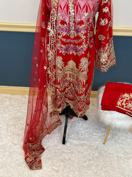Pakistani Embroidered Party wear  Ready To Ship