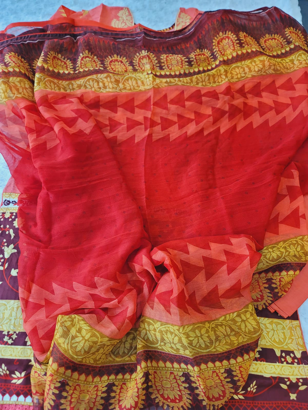 Pakistani stitched  lawn Embroidered Salwar kameez ready to ship