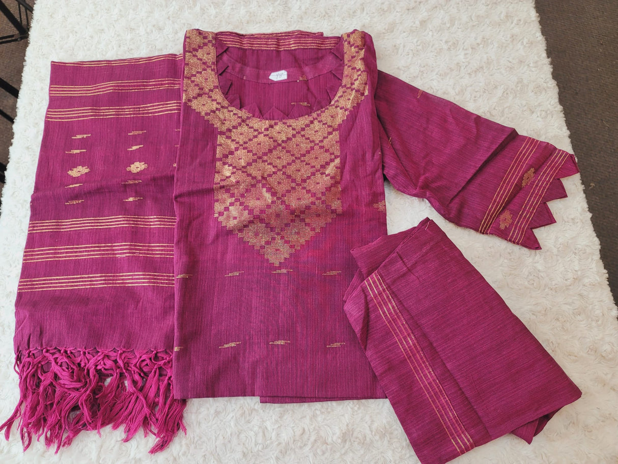 Bangladeshi Jamdani salwar kamiz