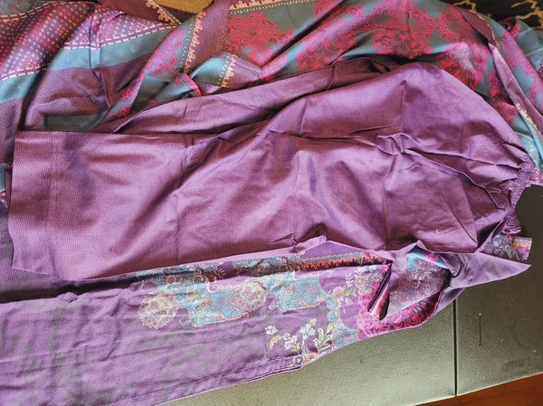 Pakistani Linen Embroidered Salwar kameez Ready To Ship