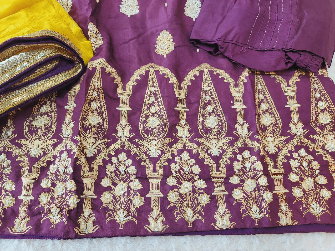 Pakistani Benchmark Raw Silk Kurti -100% Original Guaranteed