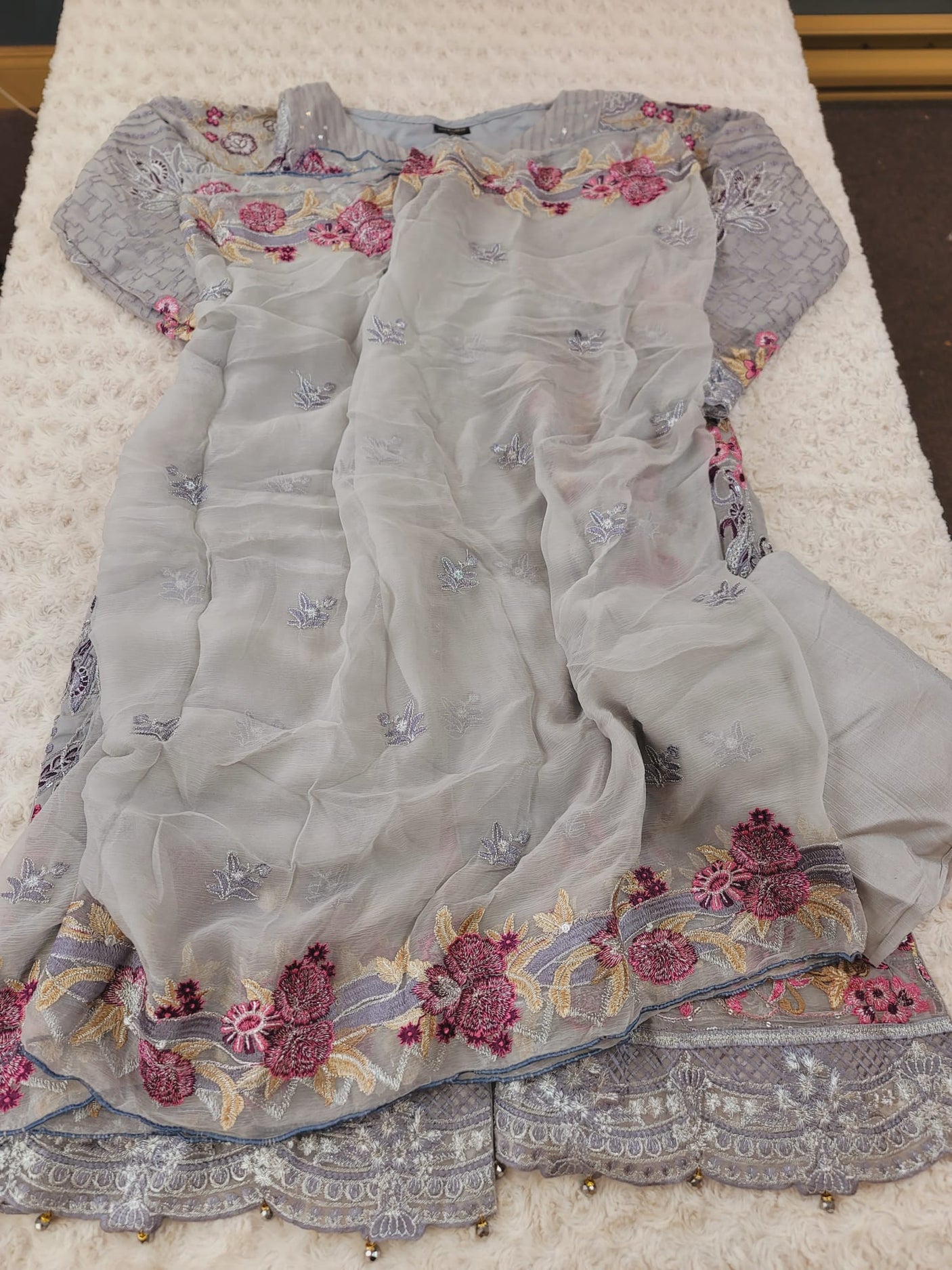 Pakistani Stitched Embroidery Party Wear Dresses Ready To Ship