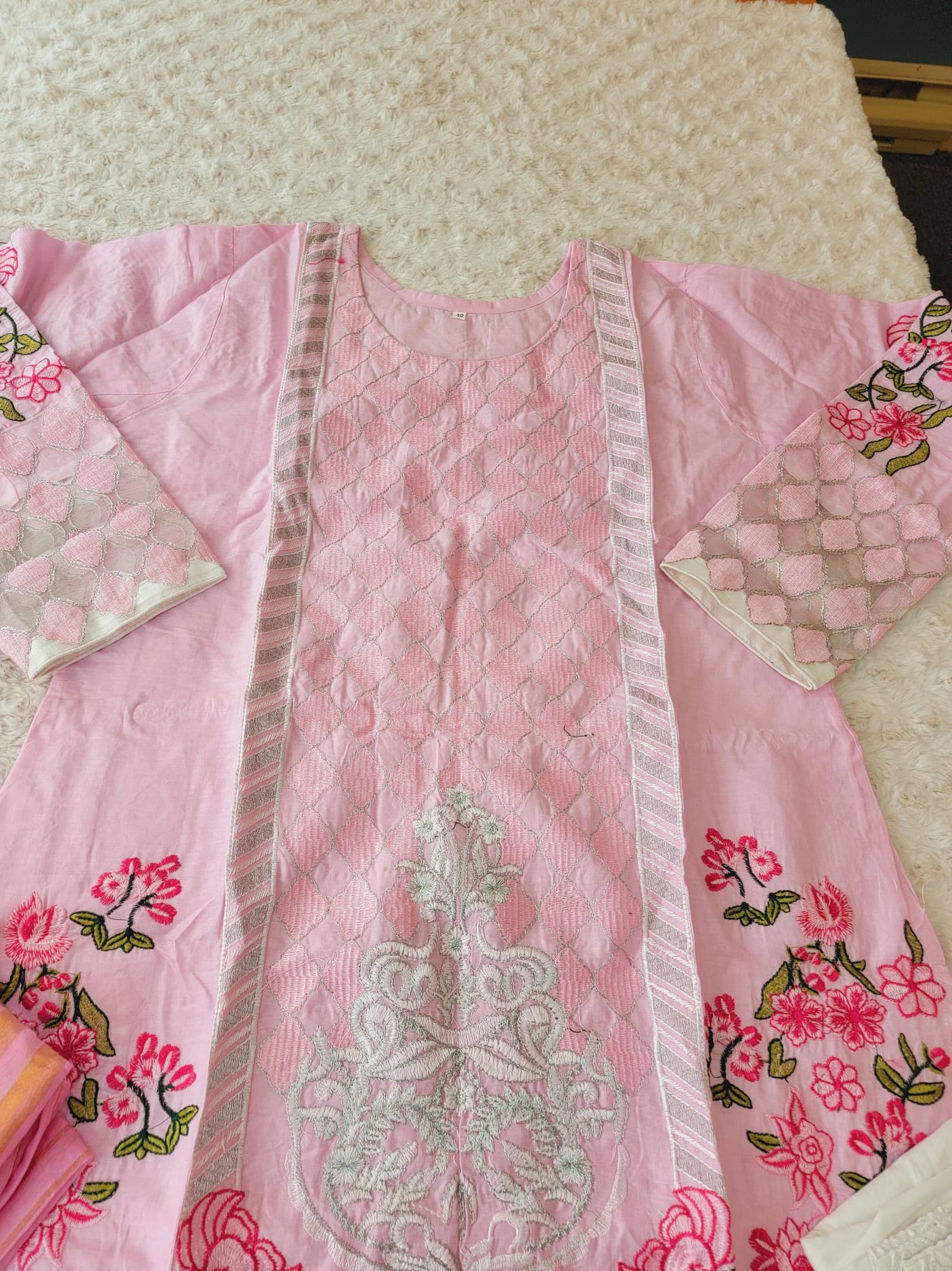 Pakistani Stitched Embroidery luxury  lawn Dresses Ready To Ship