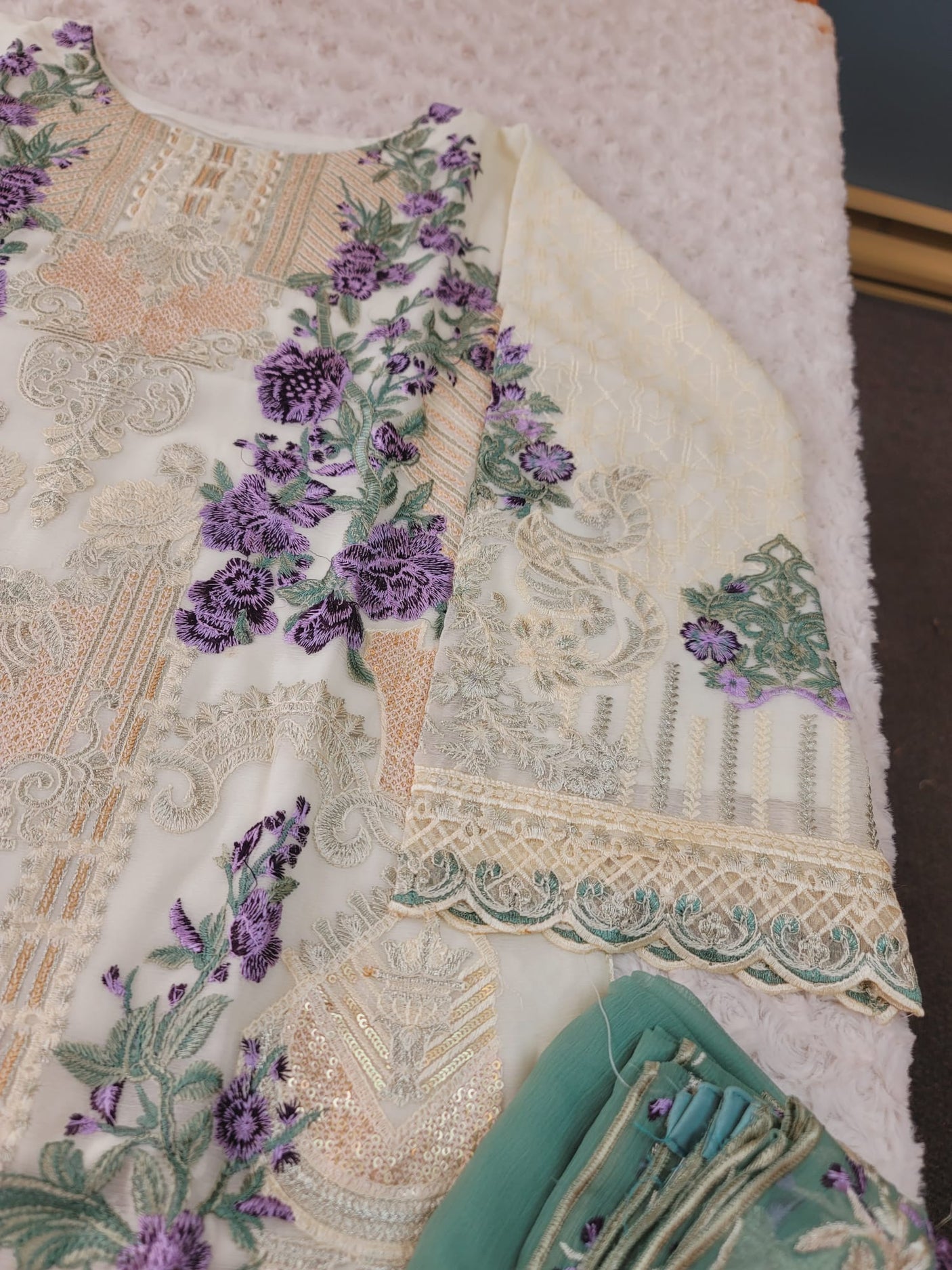 Pakistani Stitched Embroidery Party Wear Dresses Ready To Ship