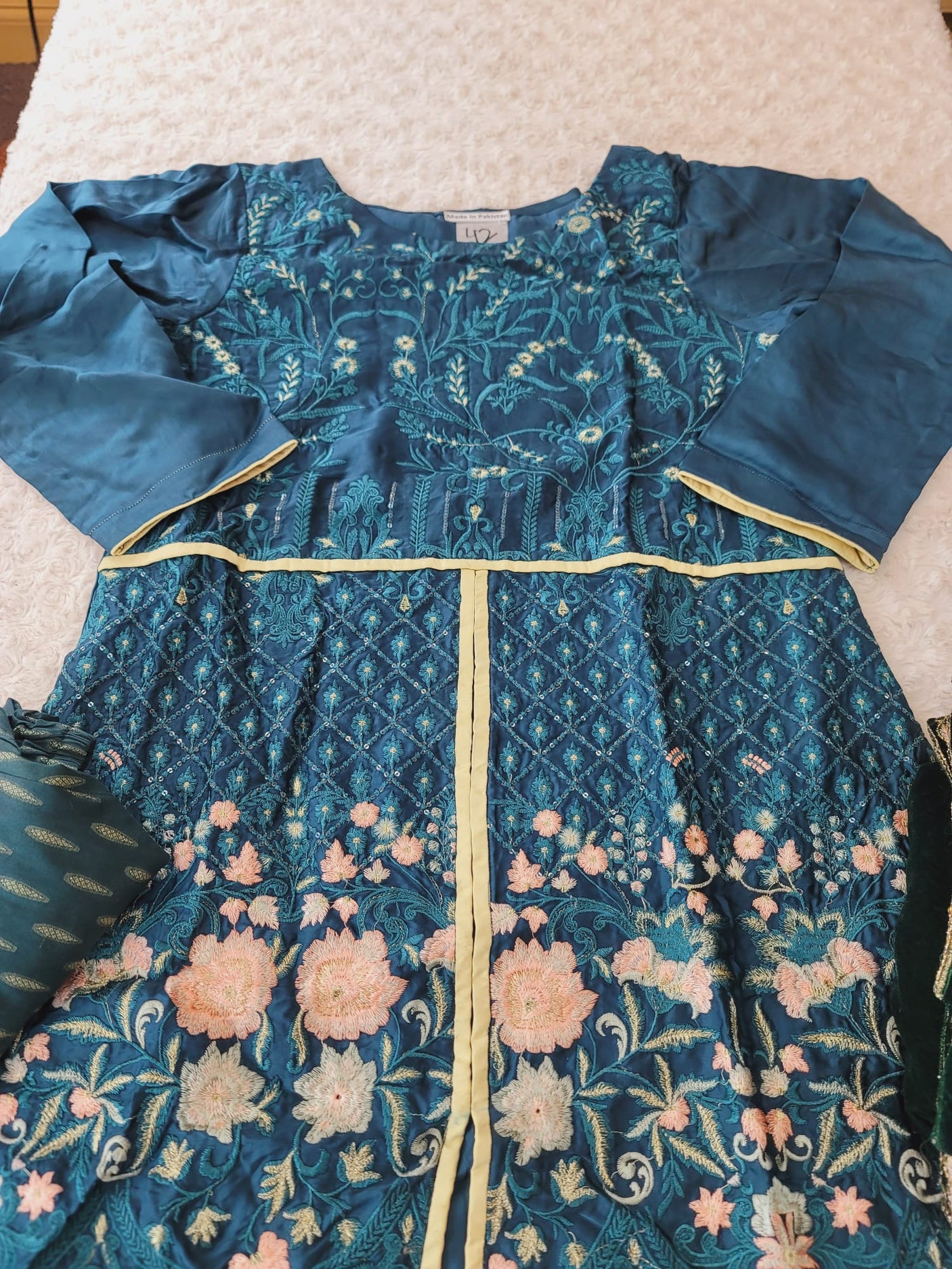 Pakistani Stitched Embroidery Party Wear Dresses Ready To Ship