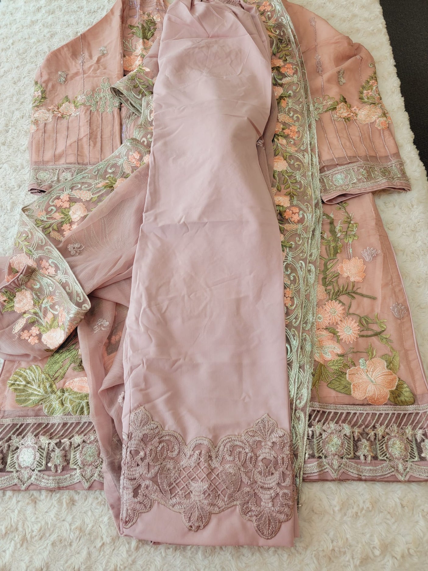 Pakistani Stitched Embroidery Party Wear Dresses Ready To Ship
