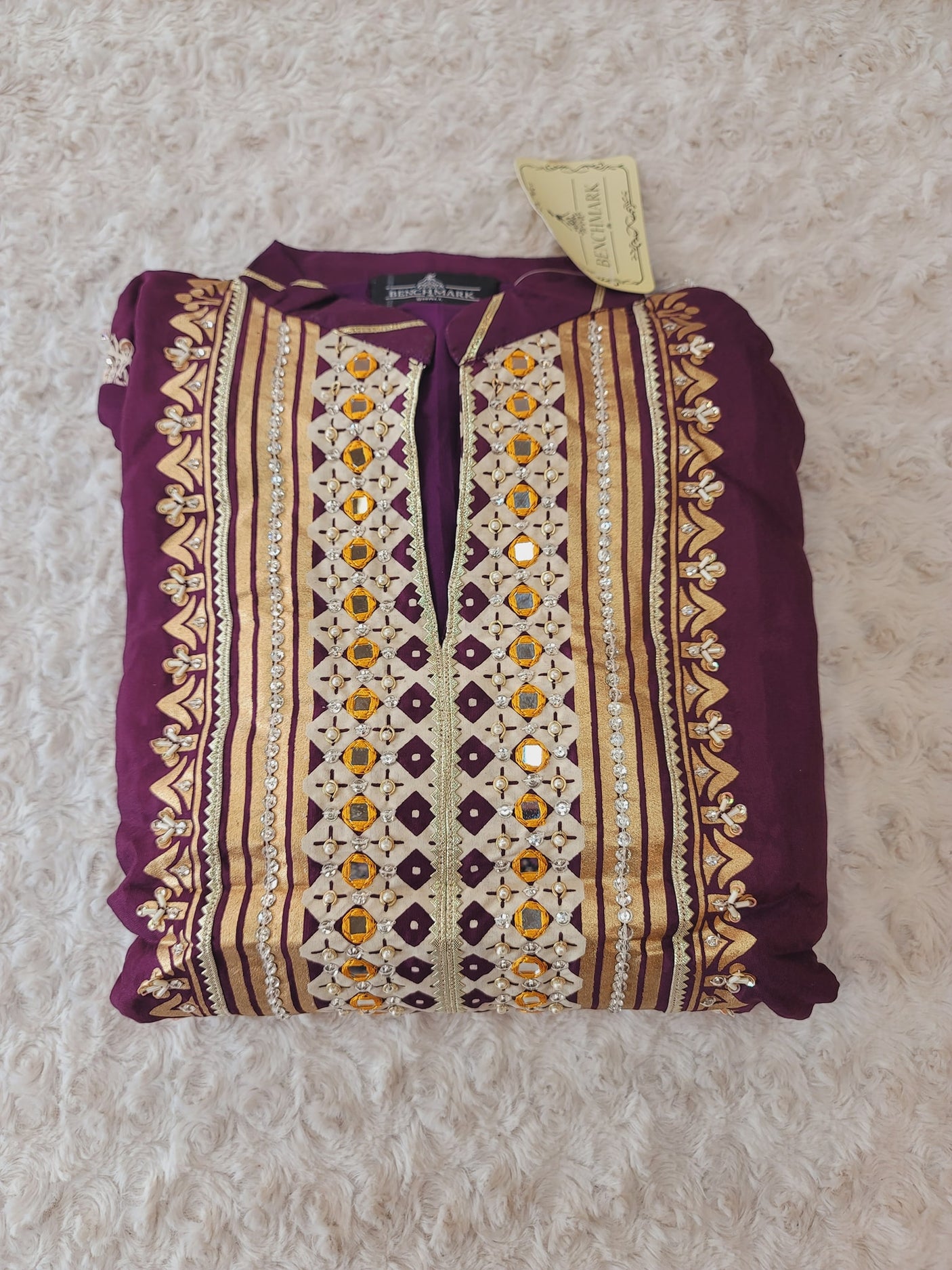 Pakistani Benchmark Raw Silk Kurti -100% Original Guaranteed