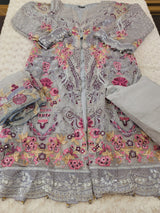 Pakistani Stitched Embroidery Party Wear Dresses Ready To Ship