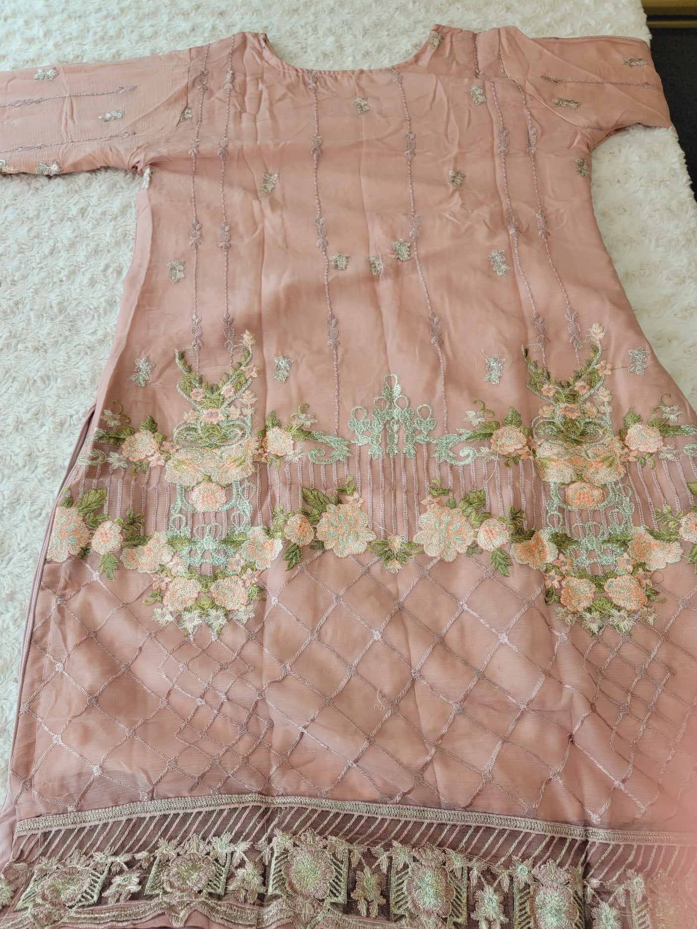 Pakistani Stitched Embroidery Party Wear Dresses Ready To Ship