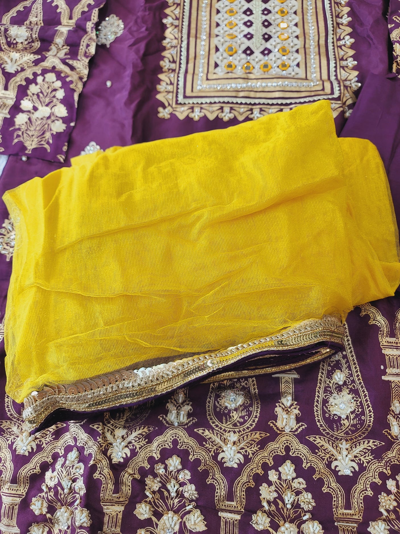 Pakistani Benchmark Raw Silk Kurti -100% Original Guaranteed