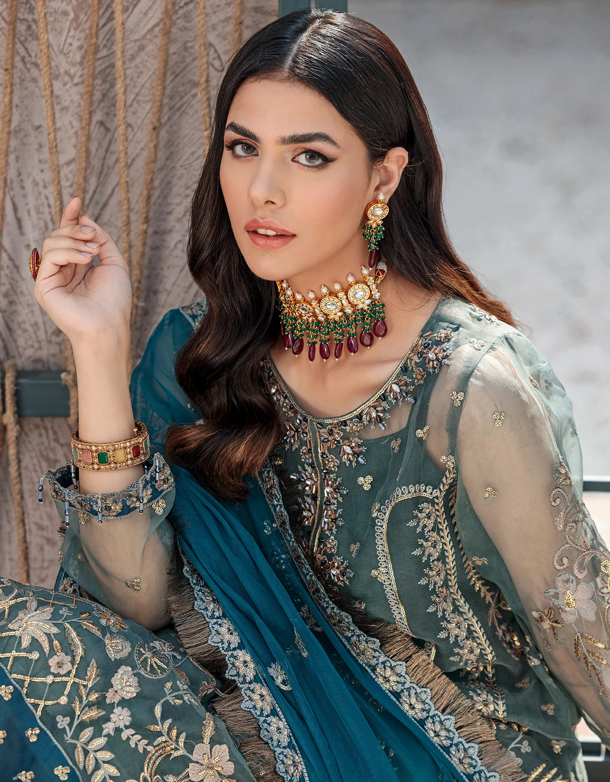 Nafasat By Emaan Adeel Embroidered Chiffon Collection