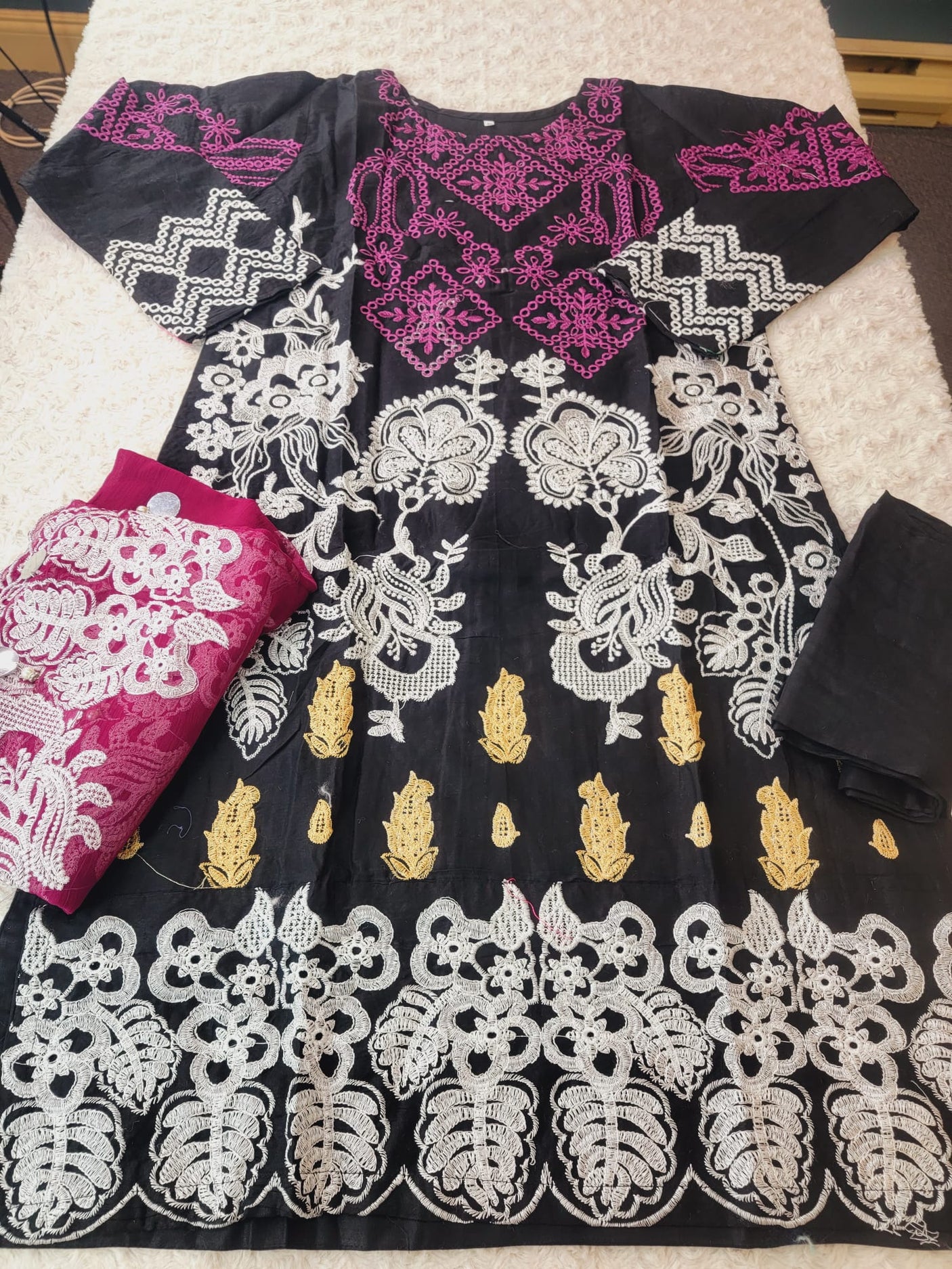 Pakistani Stitched Embroidery luxury  lawn Dresses Ready To Ship