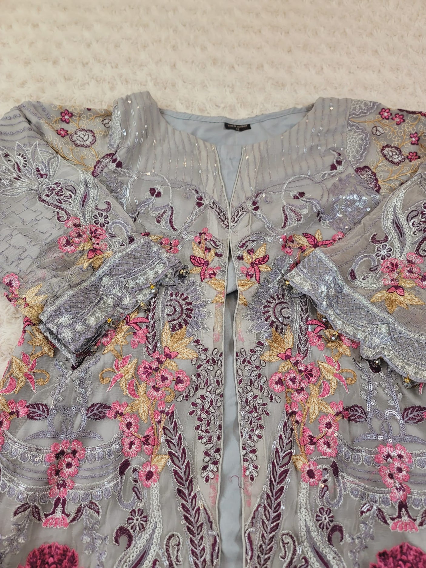 Pakistani Stitched Embroidery Party Wear Dresses Ready To Ship