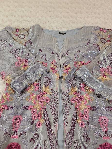 Pakistani Stitched Embroidery Party Wear Dresses Ready To Ship