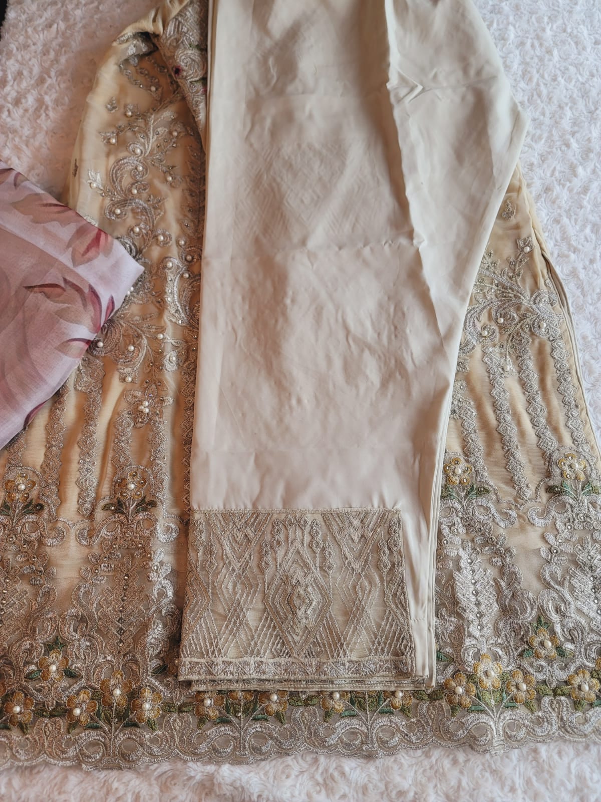 Pakistani Stitched Embroidery Party Wear Dresses Ready To Ship