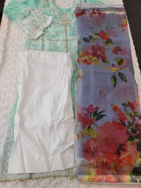 Pakistani Stitched Embroidery Lawn Suit Ready To Ship