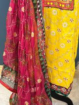 Pakistani Stitched lawn Embroidered Salwar kameez ready to ship