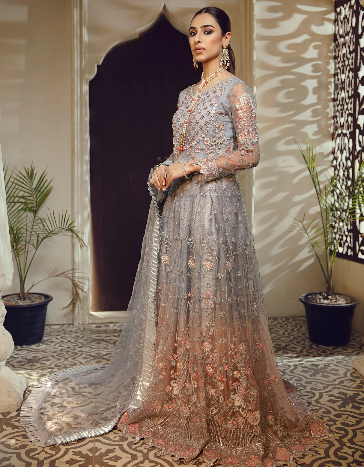 Belle Robe by Emaan Adeel Luxury Chiffon Embroidered Collection 100% Original Guaranteed