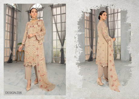 Zuha By Zylish Book Chiffon Collection -100% Original Guaranteed