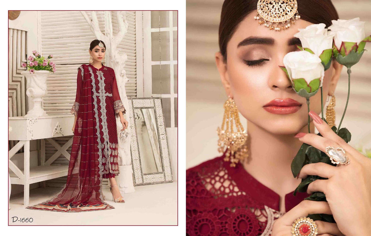 TASAVVUR By Tawakkal Chiffon Embroidered Collection 2021 -100% Original Guaranteed