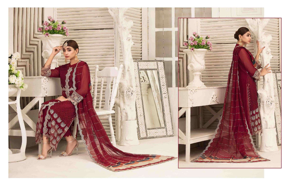 TASAVVUR By Tawakkal Chiffon Embroidered Collection 2021 -100% Original Guaranteed