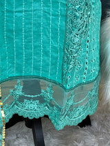 Pakistani Stitched Luxury Embroidered lawn Salwar kameez ready to ship