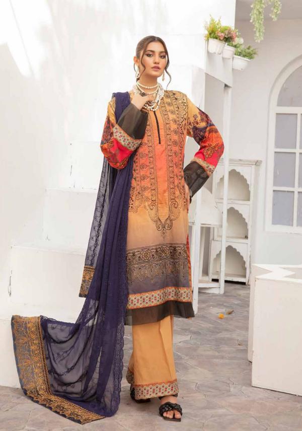 AZALEA By Johra Embroidered Lawn Collection 2021 -100% Original Guaranteed