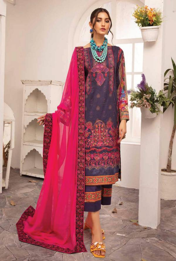 AZALEA By Johra Embroidered Lawn Collection 2021 -100% Original Guaranteed