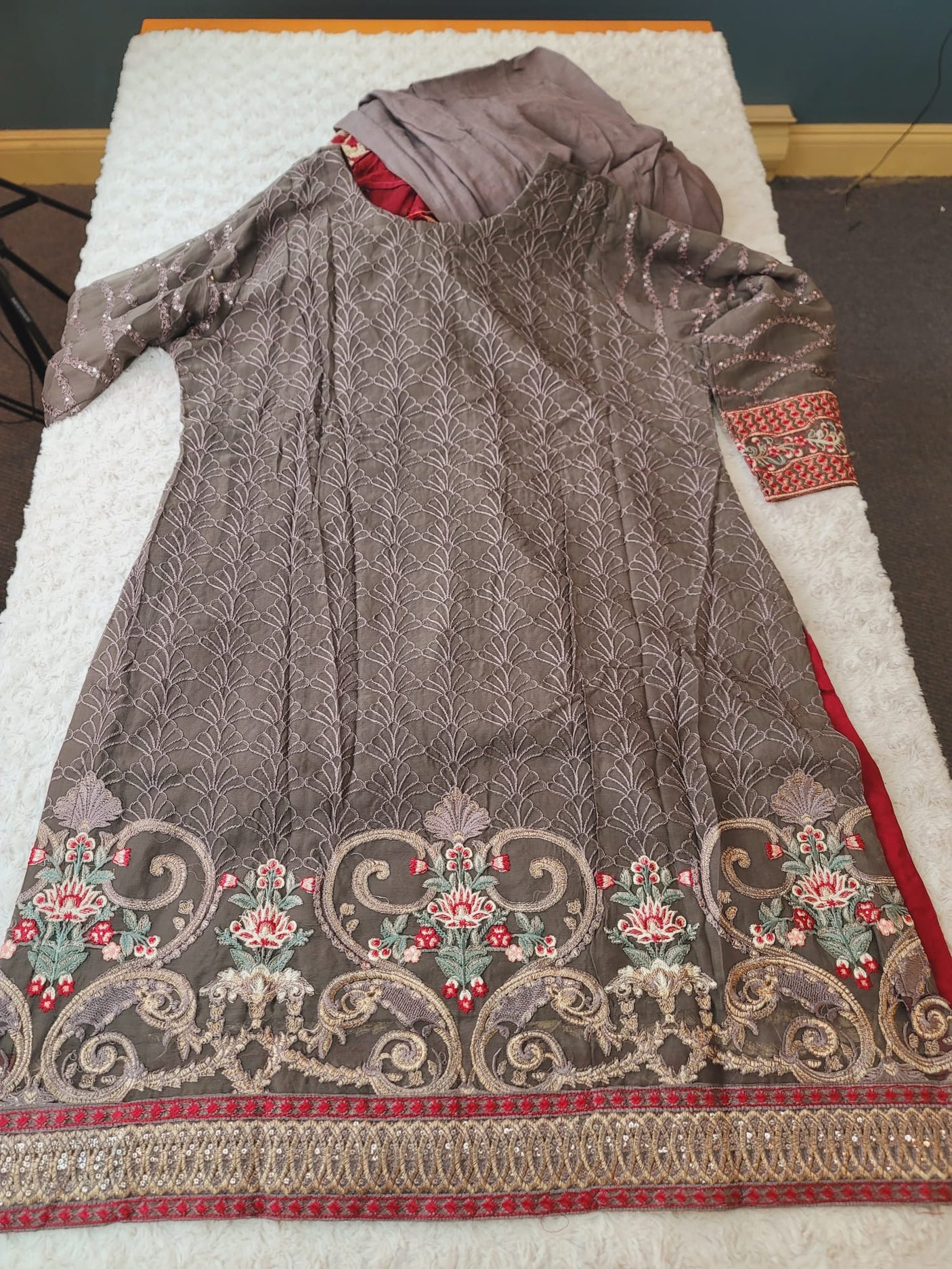 Pakistani Stitched Embroidery Party Wear Dresses Ready To Ship
