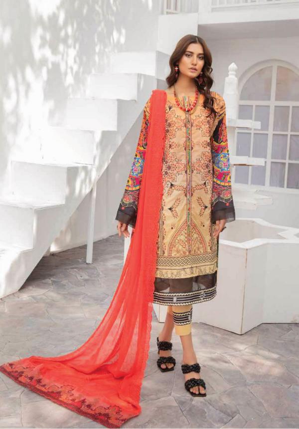 AZALEA By Johra Embroidered Lawn Collection 2021 -100% Original Guaranteed