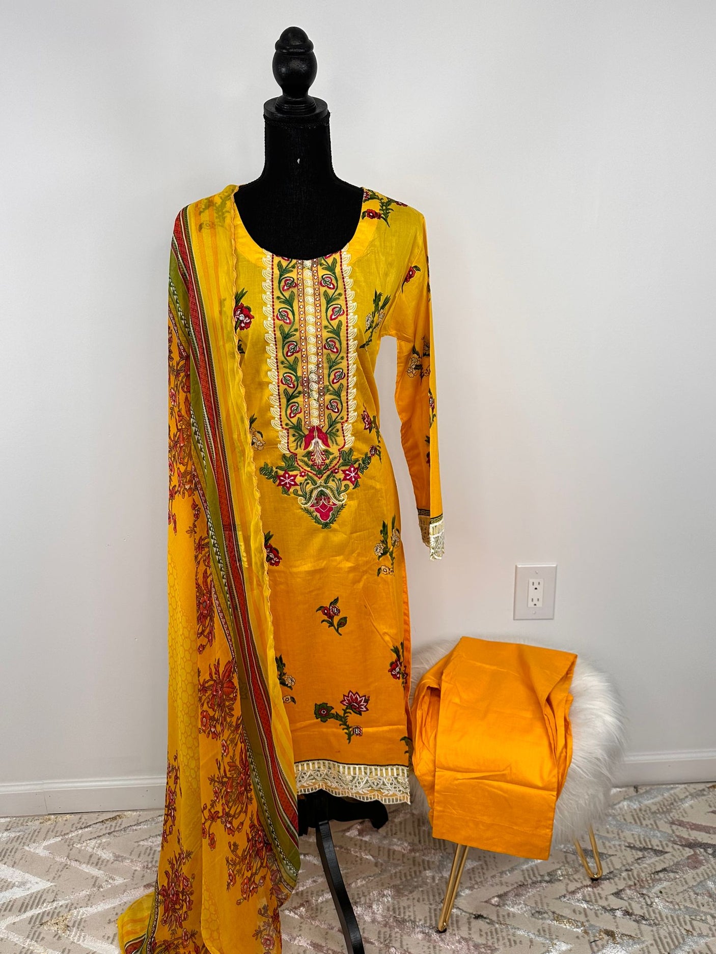 Pakistani Embroidered Lawn ready to ship