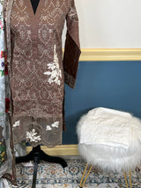 Pakistani Stitched Embroidery luxury  lawn Dresses Ready To Ship