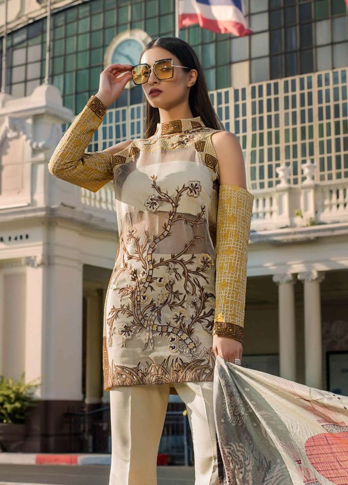 Erum Khan Embroidered Collection 2019-100% Original Guaranteed