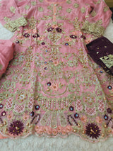 Pakistani Stitched Embroidery Party Wear Dresses Ready To Ship