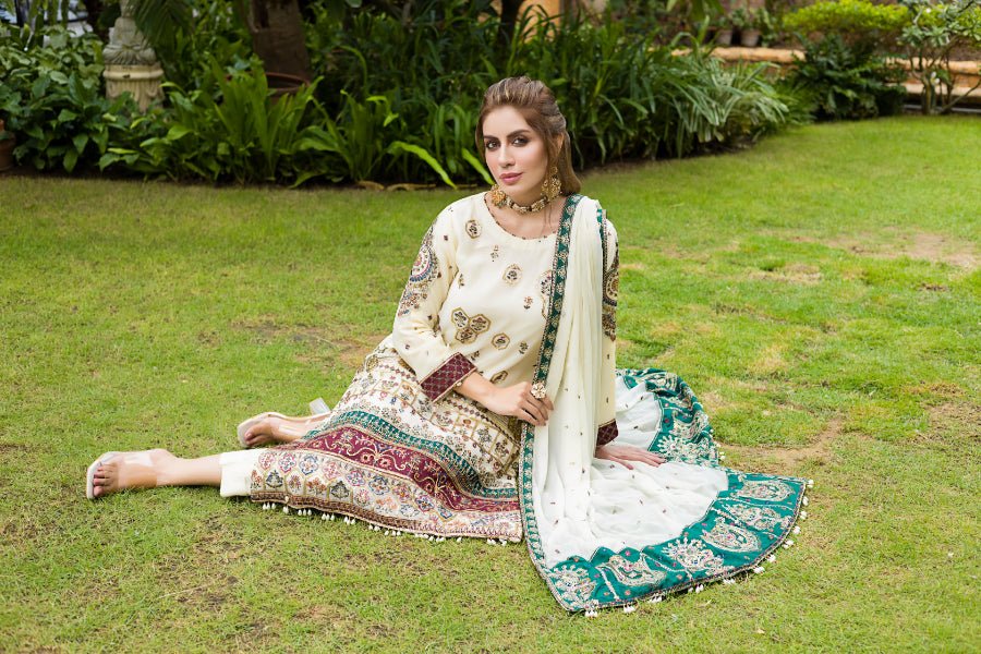 Mizka by Mi-Creation Luxury  Embroidered Chiffon Collection-100% Original