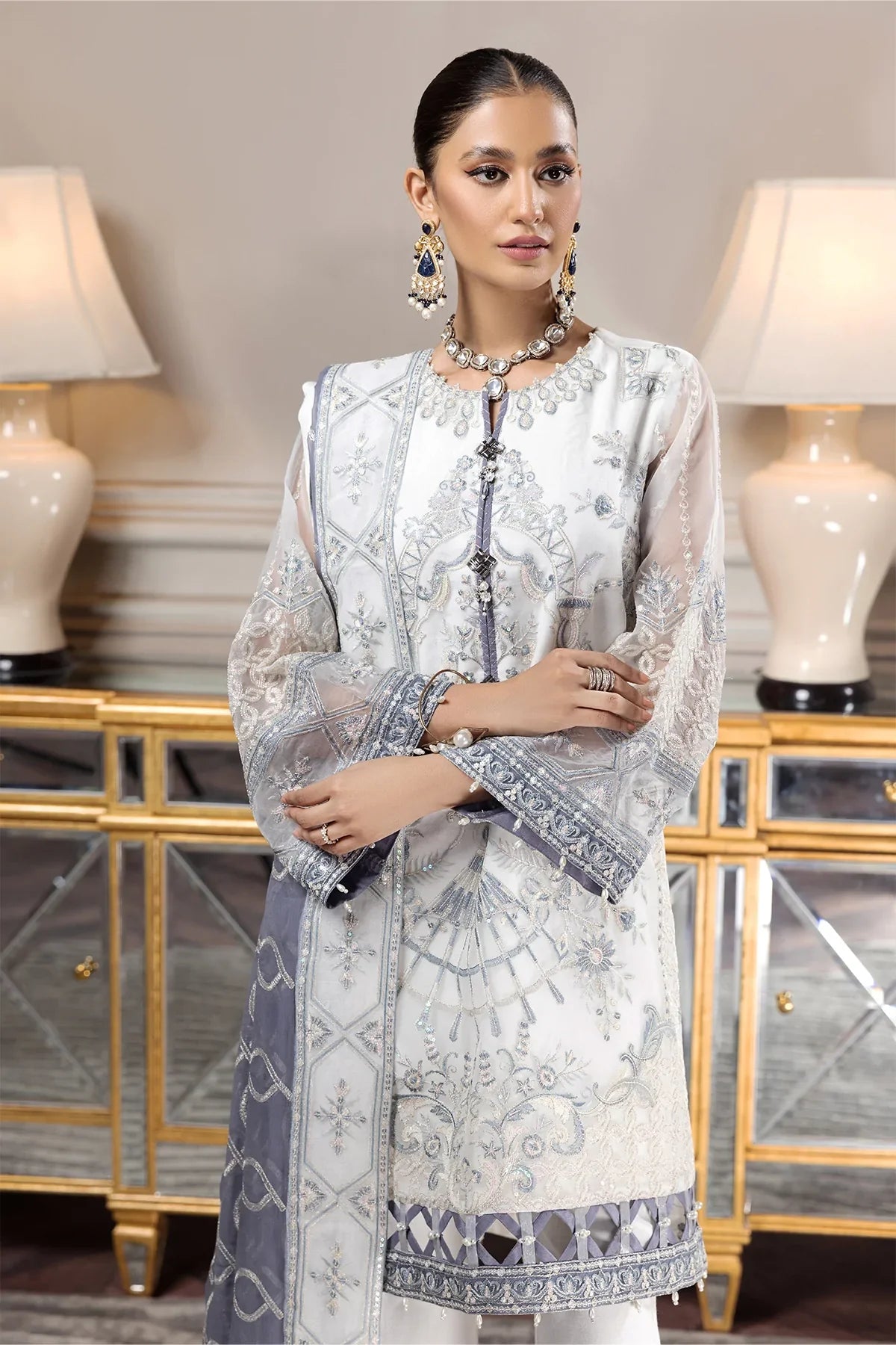 Alizeh Embroidered Chiffon Collection100% Original